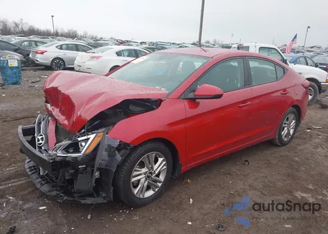 2020 Hyundai Elantra Sel from USA, damaged, VIN 5NPD84LF9LH500988